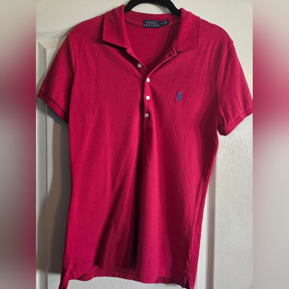 Polo by Ralph Lauren Red Button Down Shirt